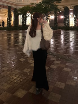 yunaさん（レディース・152cm）の冬コーディネート