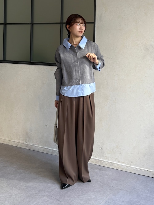 シャツドッキングニットプルオーバー（ニット/セーター）｜Thevon