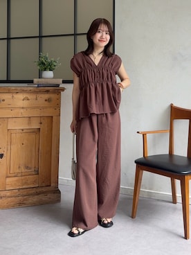 「Thevon（ゼボン）のアイテム」を使った、yunaさん（レディース・152cm）の夏コーディネート