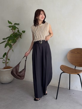 「Thevon（ゼボン）のアイテム」を使った、yunaさん（レディース・152cm）の夏コーディネート