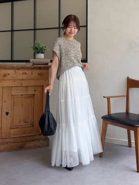 「Thevon（ゼボン）のアイテム」を使った、yunaさん（レディース・152cm）の夏コーディネート