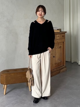 yunaさん（レディース・152cm）の秋コーディネート