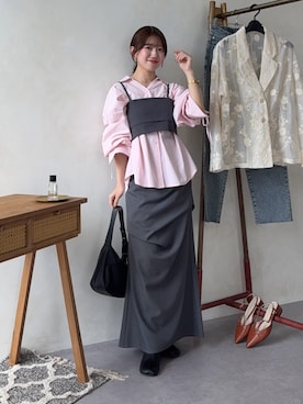 「Thevon（ゼボン）のアイテム」を使った、yunaさん（レディース・152cm）の春コーディネート