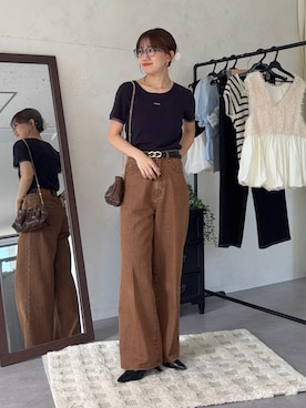 「Thevon（ゼボン）のアイテム」を使った、yunaさん（レディース・152cm）の夏コーディネート