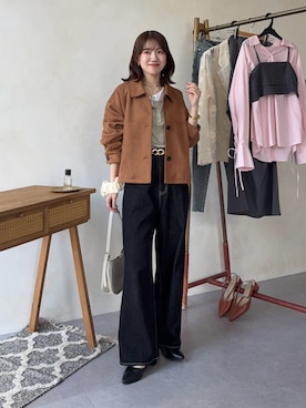 「Thevon（ゼボン）のアイテム」を使った、yunaさん（レディース・152cm）の春コーディネート