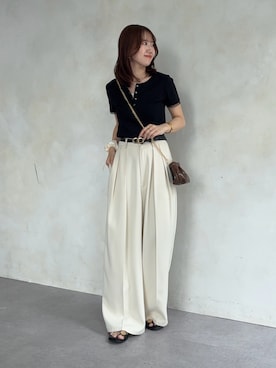「Thevon（ゼボン）のアイテム」を使った、yunaさん（レディース・152cm）の夏コーディネート