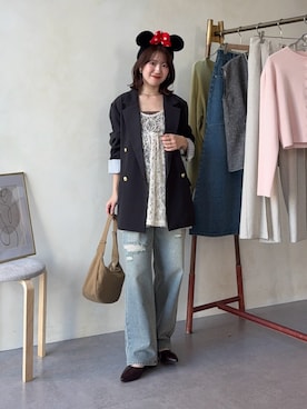 yunaさん（レディース・152cm）の春コーディネート