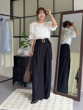 「Thevon（ゼボン）のアイテム」を使った、yunaさん（レディース・152cm）の夏コーディネート