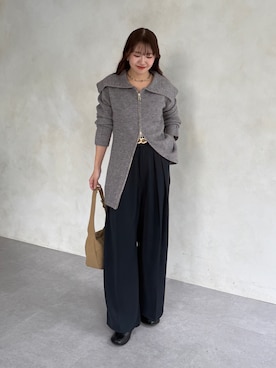 「アイテム（ブーツ）」を使った、yunaさん（レディース・152cm・20代）の冬コーディネート