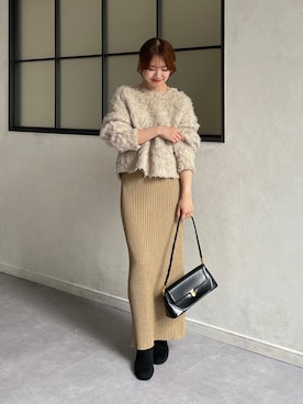 yunaさん（レディース・152cm）の冬コーディネート