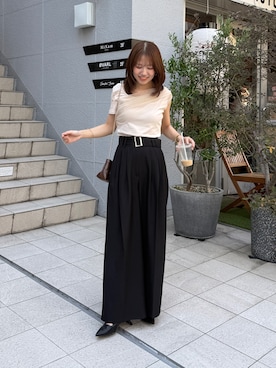 「Thevon（ゼボン）のアイテム」を使った、yunaさん（レディース・152cm）の夏コーディネート