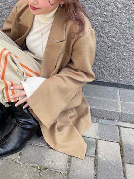 「A part by（アパートバイ）のアイテム（ジャケット/アウター）」を使った、po!さん（レディース・152cm）の春コーディネート