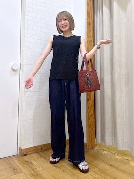 「アイテム（パンツ）」を使った、cocorogwさん（レディース・159cm・20代）の夏コーディネート