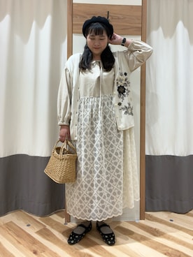 「Samansa Mos2（サマンサ モスモス）のエッグパンツ（その他パンツ）」を使った、kohaku🐑さん（レディース・164cm）の秋コーディネート