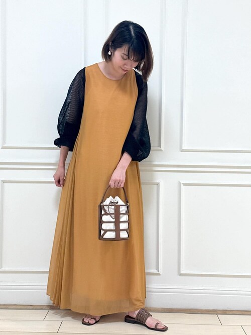 【エスパン】赤ワンピース2039 URBAN RESEARCH DOORS｜『WEB/一部店舗限定サイズ』『UR TECH 高
