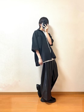 「shiki tokyo（シキトウキョウ）のアイテム（スニーカー）」を使った、なおさん（メンズ・171cm）の春コーディネート