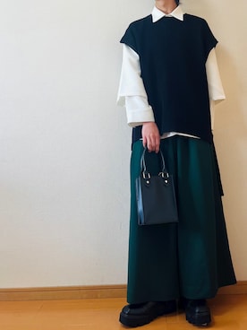 「shiki tokyo（シキトウキョウ）のアイテム（パンツ）」を使った、なおさん（メンズ・171cm）の春コーディネート