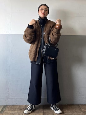 「アイテム（ジャケット/アウター）」を使った、カワバタさん（レディース・166cm・50代）の秋コーディネート