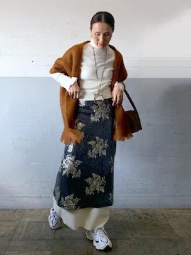 「ivory」｜カワバタさん（レディース・166cm）の秋コーディネート