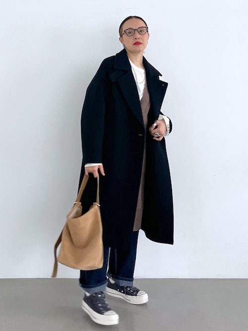 チェーンコンビカーディガンワンピース（ワンピース）｜ADAM ET ROPE