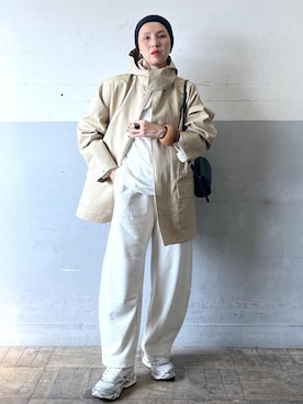 「アイテム（ジャケット/アウター）」を使った、カワバタさん（レディース・166cm・50代）の秋コーディネート