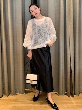 「タイト」｜「アイテム（パンプス）」を使った、カワバタさん（レディース・166cm）の夏コーディネート