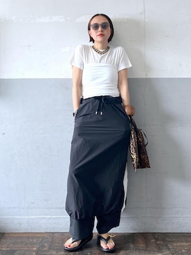 「24ss夏の新作」｜カワバタさん（レディース・166cm）の夏コーディネート