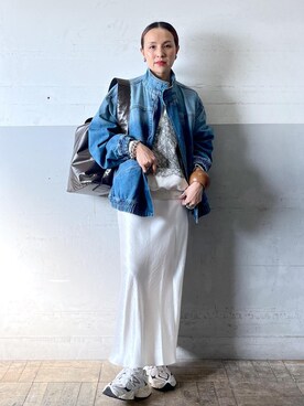 「アイテム（ショルダーバッグ）」を使った、カワバタさん（レディース・166cm・50代）の冬コーディネート