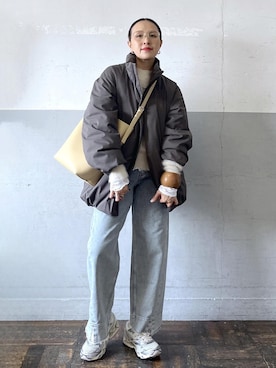 サステナブル】ウールMIXミドルダウン/撥水を使った人気ファッション