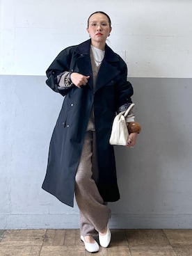 「アイテム（パンツ）」を使った、カワバタさん（レディース・166cm・50代）の秋コーディネート