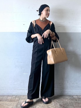 「アイテム（その他シューズ）」を使った、カワバタさん（レディース・166cm・50代）の夏コーディネート
