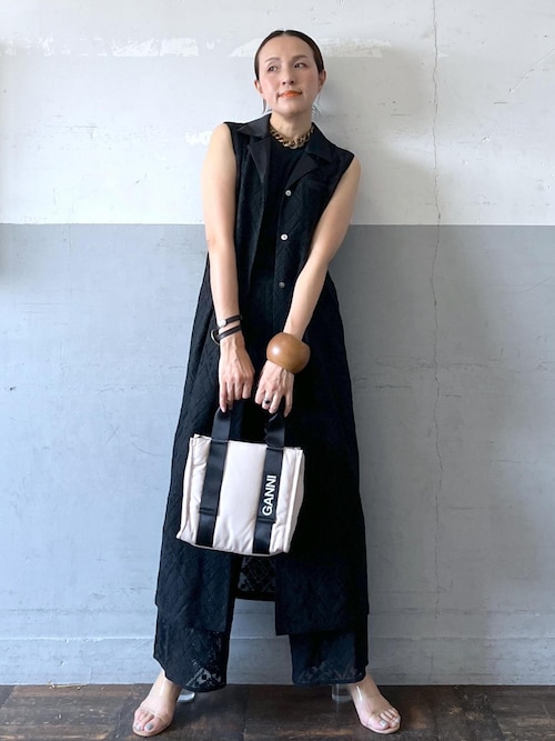 adam et rope chaco黒レースワンピース adam et rope chaco黒レースワンピース - メルカリ