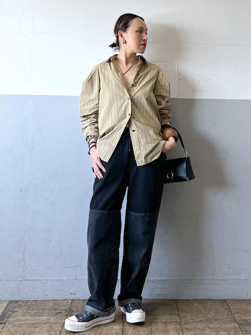 AMOMENTO for ADAM ET ROPE'】別注DRAWSTRING DENIM PANTS（その他