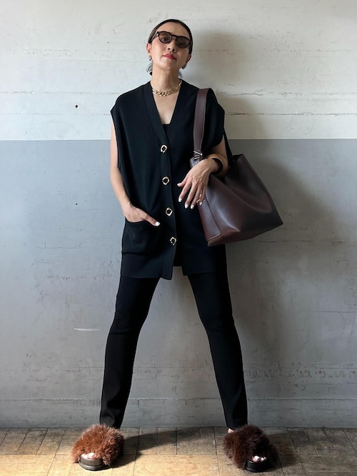 サステナブル】ミドルニットジレ（ベスト）｜ADAM ET ROPE