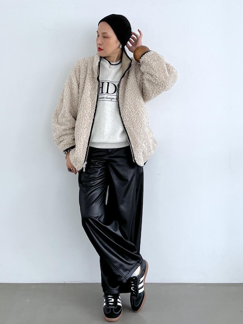 セール】【WEB限定】リバーシブルボアブルゾン（ブルゾン）｜ADAM ET