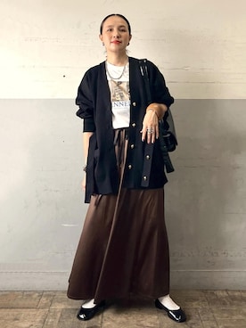 カワバタさん（レディース・166cm・50代）の秋コーディネート