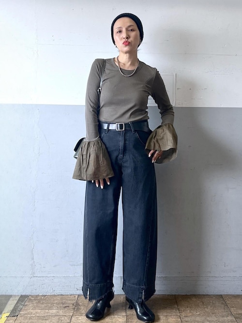 カフスフレアーリブプルオーバー（Tシャツ/カットソー）｜ADAM ET ROPE