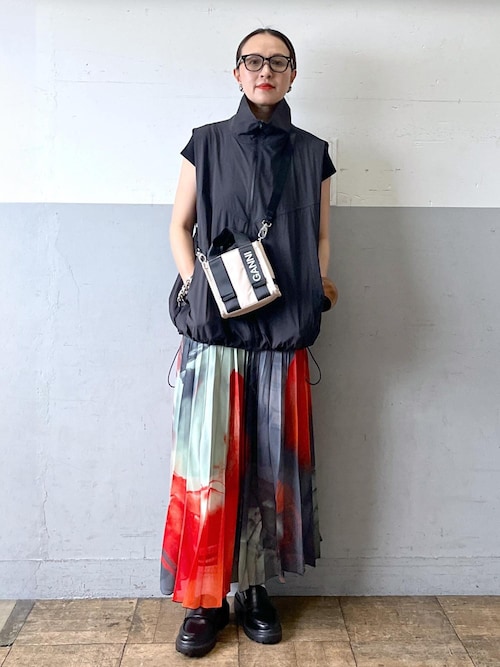 GANNI for ADAM ET ROPE'】Recycled tech Mini Tote（トート