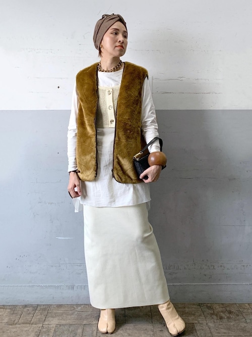 別注》【BARBOUR/バブアー】リバーシブル フロントジップ ファー