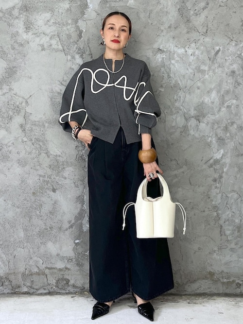 美品 完売品 アダムエロペ ラインアートブラウス カーディガン ADAM ET ROPE' ブラウス シャツ ラインアートレースブラウス