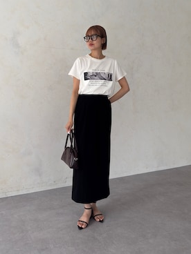 「Chez toi（シェトワ）のアイテム」を使った、karinさん（レディース・168cm）の夏コーディネート