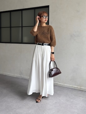 「Chez toi（シェトワ）のアイテム」を使った、karinさん（レディース・168cm）の夏コーディネート