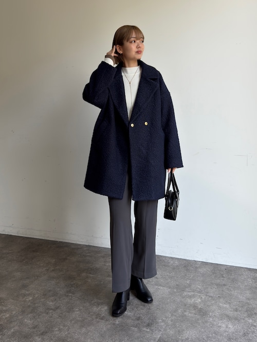 Thevon パンツ 2タックスラックスパンツ レディース : ZOZOTOWN
