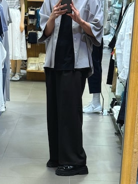 「JEANASIS（ジーナシス）のアイテム（サンダル）」を使った、yuuku05さん（メンズ・166cm）の春コーディネート