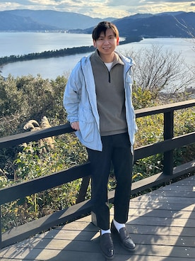 「Carhartt WIP（カーハートダブリューアイピー）のアイテム（ジャケット/アウター）」を使った、Hung Wuiさん（メンズ・168cm）の冬コーディネート
