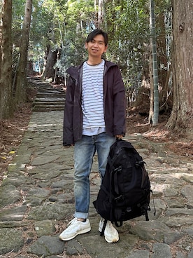 「Gregory」｜Hung Wuiさん（メンズ・168cm）の冬コーディネート