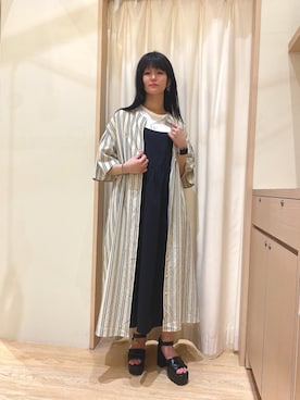 「sm2rhythm（サマンサモスモスリズム）のアイテム（トップス）」を使った、おたけ🦔⸒⸒さん（レディース・162cm）の春コーディネート