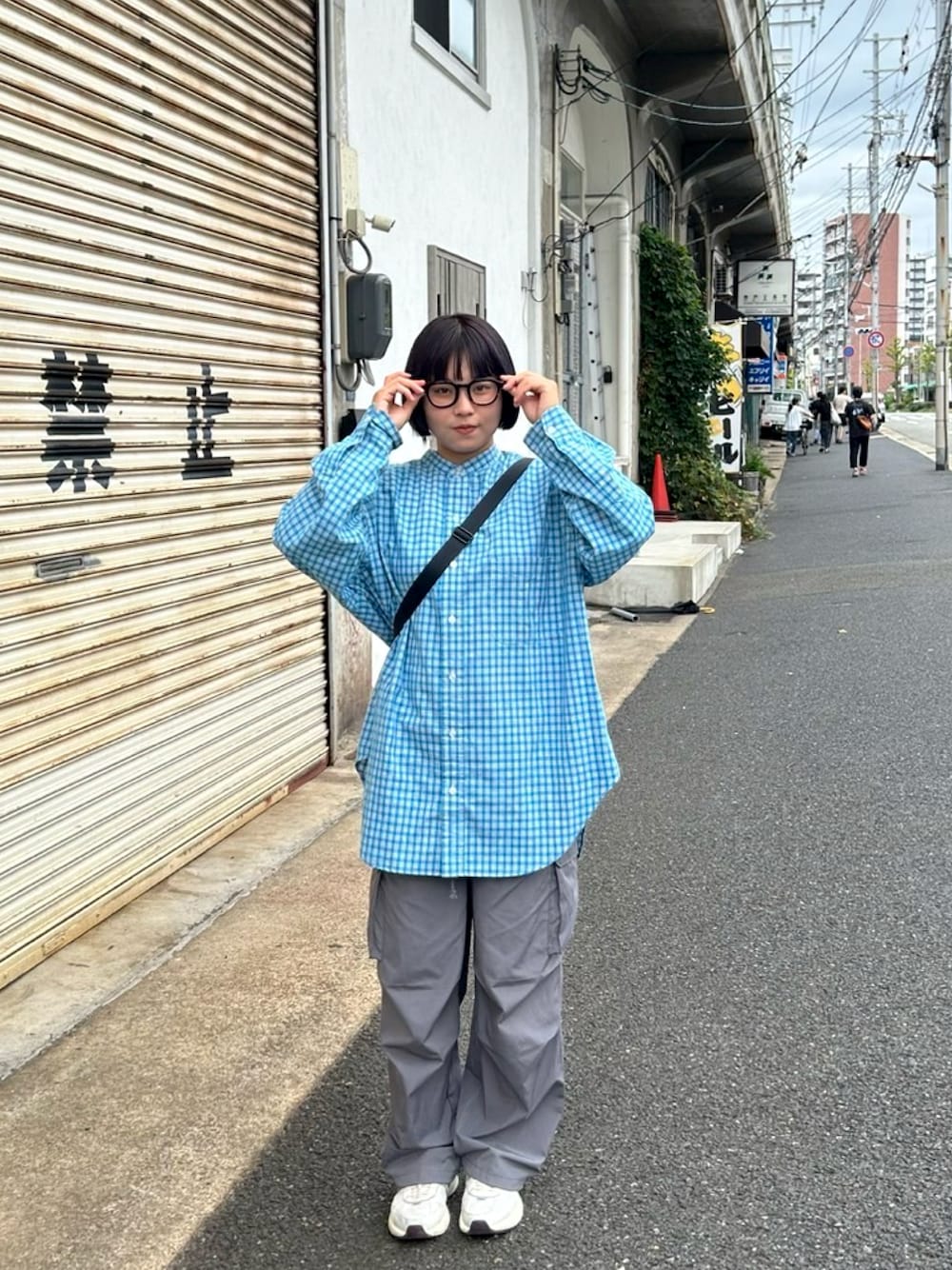 Kastane（カスタネ）の「【UNISEX】リサイクルヤーンチェックオーバー