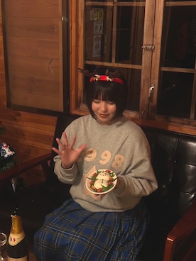 「CPCM」｜「アイテム（スカート）」を使った、p a f uさん（レディース・159cm）の冬コーディネート