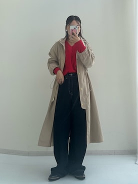 「nissen（ニッセン）のアイテム」を使った、はちみつうめさん（レディース・155cm）の夏コーディネート